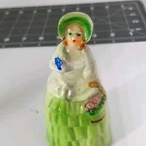 Vintage Victorian style lady bell